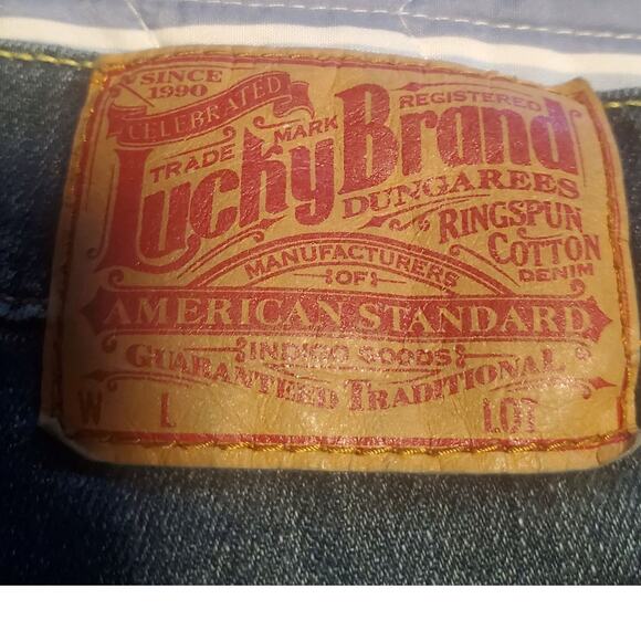 Lucky Brand Size 12 ( 34x29) Easy Rider Jeans Style 7WP1084 Cut H212 Bootcut - Picture 3 of 10